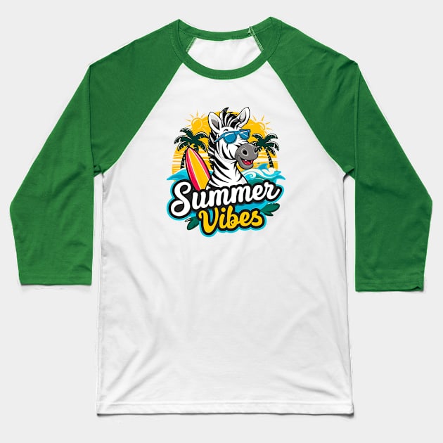 Summer Vibes | Summer Vacation Gifts Baseball T-Shirt by T-shirt US